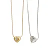 Hanger kettingen trendy hart ketting unieke sleutelbeen ketting legeringsmateriaal nek sieraden voor bruiloftsfeestje