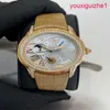 AP Vrouwelijke polshorloge Millennium Series 77315 Automatische machines 18K Rose Gold Watch Luxury National