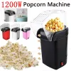 Produttori 1200 W Popcorn Makers Mini Popcorn Machine Electric Household Macchina popcorn completamente automatica per cucina domestica