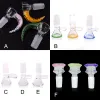 Wholease smoking Accessories 14 mm and male joint of water color glass bowls Bongs oil rigs ZZ