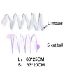おもちゃ1 PCS猫トンネルおもちゃ折りたたみ式ストレージSSPEAD猫トンネルローリングドラゴンフェザーマウス楽しい猫おもちゃペットアクセサリーインタラクティブ