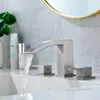 Bathroom Sink Faucets For 3 Hole Widespread Basin Faucet With Up Drain Lavatory 2 Handles And Cold Water