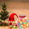 収納ボトルクリスマスキャンディージャージュースボール型プラスチックパーティーパッケージングコンテナ