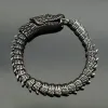 Brins HX Bracelet de dragon en acier inoxydable à la mode.