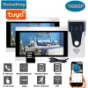 Kontrollera HomeFong 1080p WiFi Video Door Phone Intercom Entry System Wireless Smart Home Security Doorbell Camera för Hem 7 tums samtal