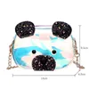 Sacs à bandouliers Sac en pvc décontracté Femmes de voyage Volent laser Volet de cross-body messager Small dames mignons animaux à main animal