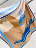 Luxe H SHAWL Letter Gedrukte zijden sjaal H Women Hoofdband modieuze lange handgreep Bag sjaal SCHILLF Paris Handtas Bagage Ribbon Hoofddoek H Twill Silk Scarf 90