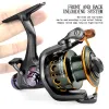 Accessoires Double bobine de pêche à la pêche forte Strong Spinning Reel Carpe Carretilha de Pesca Molinete Olta Makaralar Reels Trolling Accesorios Mar