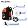 Backpacks Anime Genshin Impact Kawaii Backpack Klee Red Stylish Backpacks Men Travel Big High School Bags Colorful Rucksack