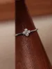 Anello d'ingrosso S925 Sterling Silver Zircon Fine Anello femminile