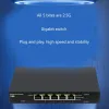 Switches 5Port 2.5 GHz Gigabit Desktop Switches Box Buffree Fast File Transfers and Entertainment Lagfree 2.5 GHz Hub Dropshipping