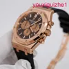 AP Female Wrist Watch Secrie Epic Royal Oak Series 26331 ou homens 18k Gold Rose Automático Swiss Selp Luxury com diâmetro 41mm