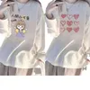 여자 T 셔츠 2 팩 2024 스프링과 가을 흰색 긴 슬리브 티셔츠 한국 에디션 학생 느슨한 내부 레이어 탑