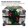 Accessori Butterfly Love Flower Suitcase Copertura tropicale Pinanta Spessa Elastica da viaggio elastico Teaggio di protezione per il bagaglio per 18 "32" bagagli xt913