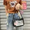 Haex Y2K Women Handbag 2023 Trend Original Punk Ladies PU Underarm Shoulder Bags Fi High Street Subculture Bolsas de Mujer T47T#