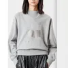 Hoodie امرأة Marant Hoodie الكلاسيكية مطبوعة تيري مصممة من النوع الثقيل من الأزياء القطن سترة النساء ملابس ملابس عالية الجودة مزاج متقدم طويل الأكمام الطويلة