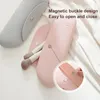 Boîtes de rangement Makeup Makeup Brush Brushder Portable Cosmetic Case Silicone Pouch Box Box Tools for Women Toitry Container