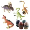 Blocchi 4d dinosauro giurassic pasqua uovo di magia uovo assemblare puzzle building building building buil educational apprendimento novità palle per bambini regalo giocattolo per bambini