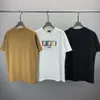 Markendesigner Herren-T-Shirt Mode Herren- und Frauen-T-Shirt-Farbwechseln Sie Buchstaben für Paare modische Straße kurzärmelige T-Shirt-Kleidung