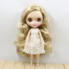 Dolls ICY DBS Blyth Doll 1/6 bjd toy blonde hair joint body side parting hair shiny face 30cm girls gift anime