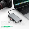 HUBS USB C HUBから4K HDMIイーサネットアダプタータイプコックドッキングステーションRJ45 LANインターネットハブマイクロSD TFカードリーダーPD MacBookスプリッター