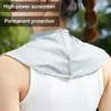 Bandanas Sun Protection Coloque o pescoço de lenço respirável feminino Gains à prova de UV para ao ar livre