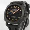 Высококачественные роскошные дизайнерские часы для Peneraa 92800 Mens Watch 1950 Автоматический механический PAM00661 Оригинал 1: 1 с настоящим логотипом и коробкой