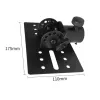 Stand Rotatable 35mm Metal Mount Tripod Pole DJ Speaker Stand Adapter Top Cap Mounting Base Bracket Adapter