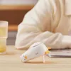 Taşınabilir Hava Soğutucular Üç Hızlı Mini USB Fan Sevimli Duck Açık Dış Mini Yaratıcı Masaüstü Ofis Sessiz Şarj Taşınabilir El Taşınağı Boyun Fan Y240422