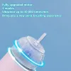 Головы умные дети электрическая зубная щетка для детей Smart 360 градусов U Силиконовый USB Автоматическая ультразвуковая зубная щетка.