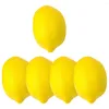 Party -Dekoration 5 PCs Simulierte dekorative POGROGRAPS Künstliche Obst -Szenen -Layout Fake Foam Realistic Model Lemons