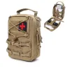 Sacs EDC Médical Pouche survie EMT Sac à outils d'urgence Pack Pack Military Camping Hunting Poux Tactical MOLLE MOLLE First Aid Kit Sac