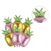Dekoracja imprezowa 6 szt. Folia ananasowa balony hawajskie dekoracje do zapasów ozdobnych ozdobnych ornamentów aluminiowe akcesoria domowe