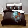 Ensembles de literie Polyester Fantasy Couverture d'impression numérique avec lit de taie d'oreiller pour une courtepointe de fille