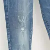 Kvinnors jeans vår sommar jeans kvinnors stretch fett syster niopunkt var tunna höga midjbyxor plus storlek 5xl 230427