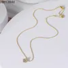 Pendant Necklaces Rhinestone Diamond Gold Plated Bean Chain Necklace Grace Resonable Price Choker Jewelry