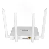 Routrar 4G WiFi Router Sim Card Slot 300Mbps Mobile WiFi Hotspot Easy Operation Typ C 150m Ladda ner 50m Ladda upp 4 Antenner för kontor