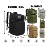Sac à dos 50l 1000d Nylon étanche trekking pêche sac de chasse sac à dos extérieur sacs à dos militaire tactical sports camping randonnée