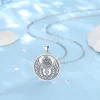 Collane Eudora 925 Sterling Silver Saint Michael Archangel Neckace Vintage Cross Amulet Chiedente religioso Religioso Giochi di gioielli per uomini