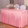 Table Cloth Polyester Pure Color El Tablecloth Conference Training Exhibition Sign In Elastic Gray22