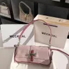 Kadınlar için leylak renkli Fransız çubuk çantası için niş orijinal tasarım yeni trend tek omuz crossbody koltuk altı çantaları f0qg#