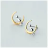 Colares Modian Real 925 Sterling Silver Gold Color Animal Sets Charm Stud Brincos para mulheres Jóias de festas pendentes de colar de moda