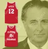 Niestandardowy numer nazwiska Męso młodzież/dzieci Andy Garcia 12 Tijuana Piranhas Red Basketball Jersey Mexey Expansion Team Top Sched S-6xl