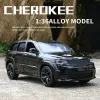 Carro 1:36 Jeep Grand Cherokee Trackhawk SUV Liga do carro de brinquedo Pull Back Back Mini Cole