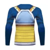 Sweatshirts Nya Haruku Men T Shirt Homme Compression Costume Vegeta Tshirt Son Goku Tshirts Rashguard fiess Gym Sportwear Top Tees