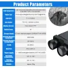 Камеры Обновление видео цифровое 4x Zoom Zoom Night Vision Инфракрасное охотничье бинокль с прицелом ИК -камера с красной лазерной точкой поиск наблюдаемой цели