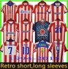 Retro 2004 2005 2013 2014 Atletico Madrids soccer jerseys kun Aguero Griezmann MAXI F.TORRES 04 05 10 11 13 14 15 94 95 96 97 Gabi Forlan vintage classic Home away black