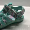 Sandali per bambini sandali per bambini Sandali all'uncinetto ragazzi sandalo floreali ragazze estate sola sola anti -slip spiaggia scarpe per bambini a piedi nudi