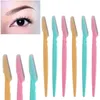 6pcs Soiffre Soix Razor Razor Blade Eye front Shaper Face Razor Facial Hair Retoule pour les femmes Mariage de beauté outils