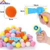 Toys Cat Toys Interactive Training Toy for Pet Kitten Creative Mini Shooting Gun Games Stretch Plush Ball Toys Pet Supplies